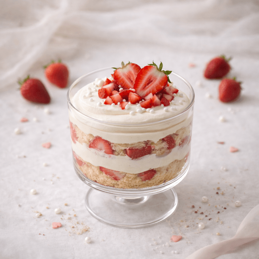 Трайфл клубника-сливки preview 2